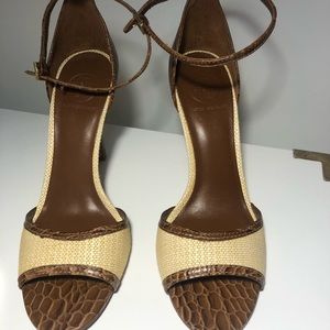 Tory Burch high heel open toe sandal size 9.5